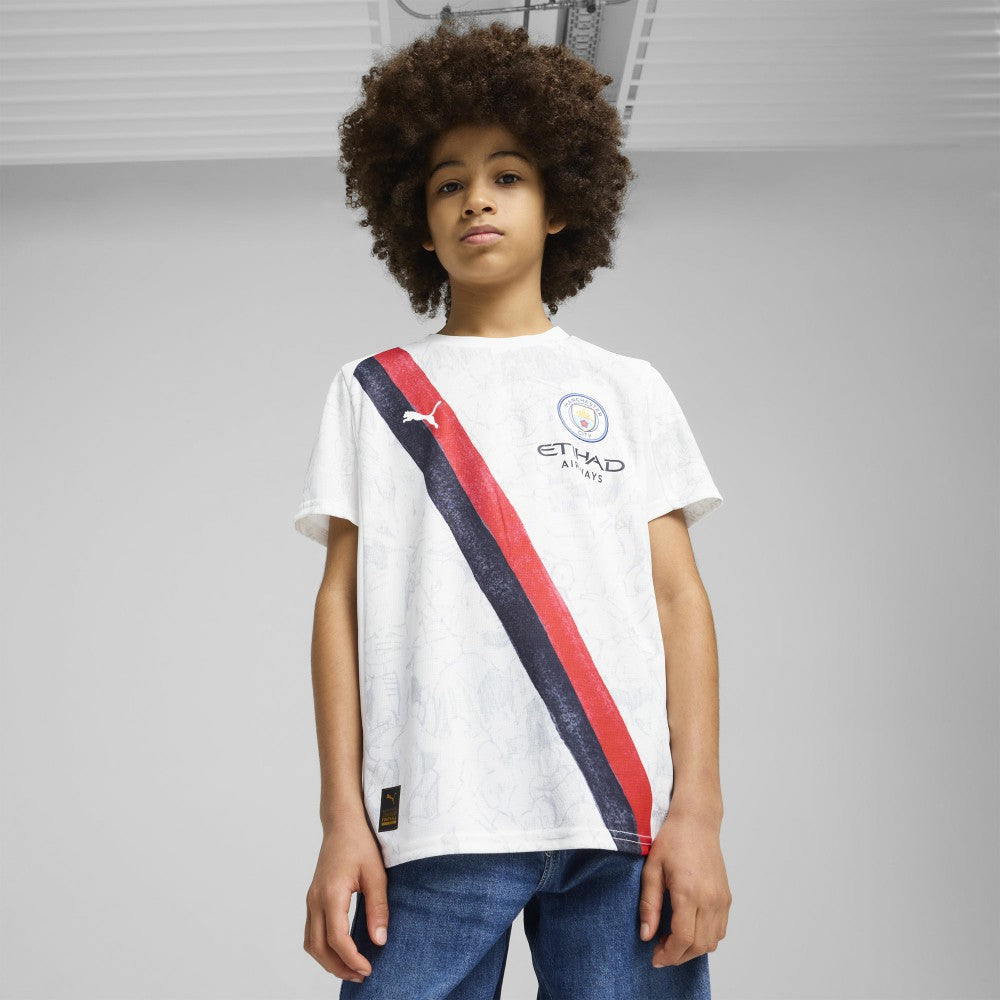 Manchester City x KidSuper Youth 2025 FIFA Club World Cup Replica Jersey - Puma White