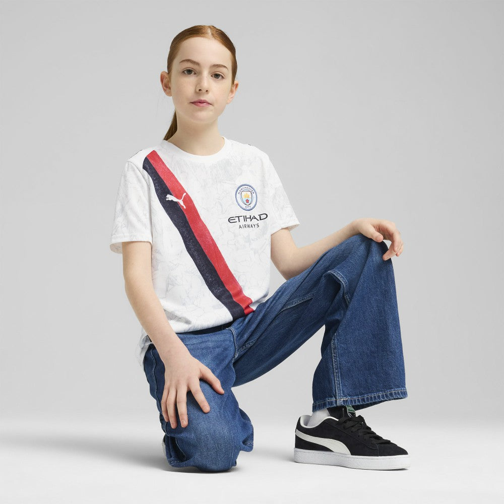 Manchester City x KidSuper Youth 2025 FIFA Club World Cup Replica Jersey - Puma White