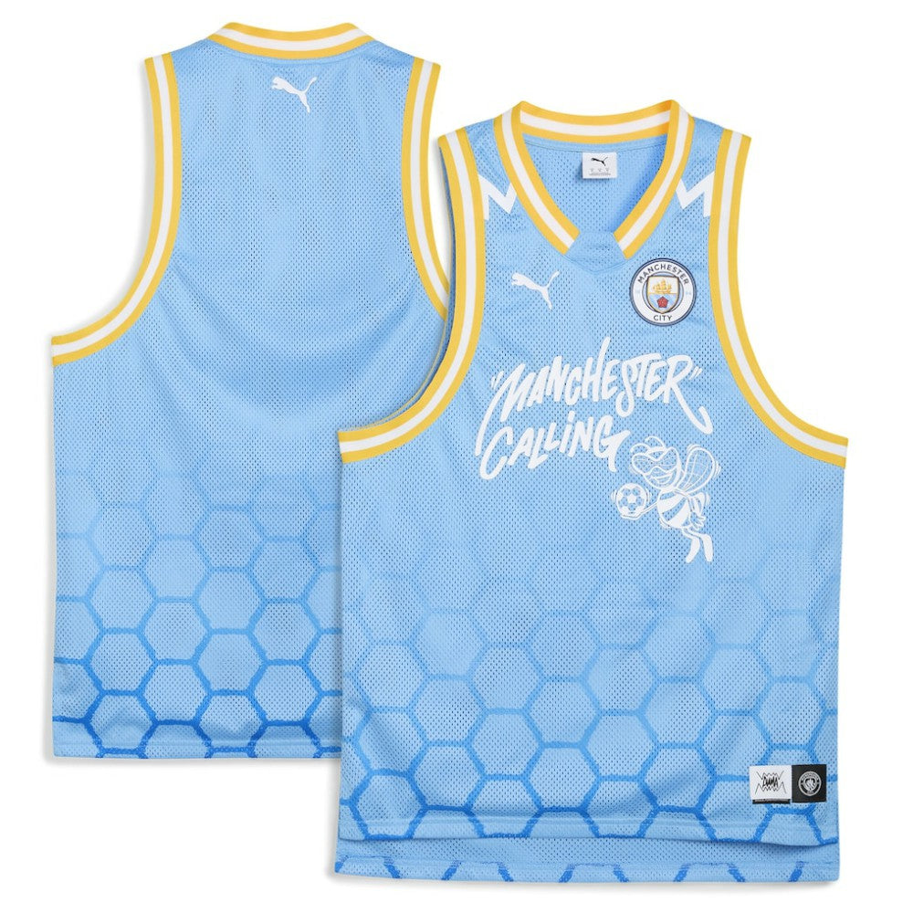 Manchester City 2025 FIFA Club World Cup dryCELL Basketball Jersey - Puma Light Blue