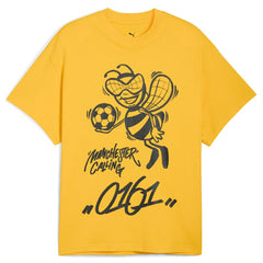 Manchester City 2025 FIFA Club World Cup Hoops T-Shirt - Puma Yellow