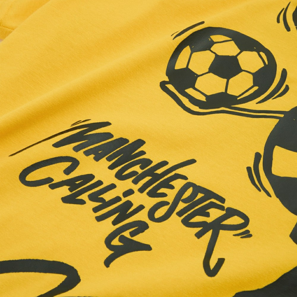 Manchester City 2025 FIFA Club World Cup Hoops T-Shirt - Puma Yellow