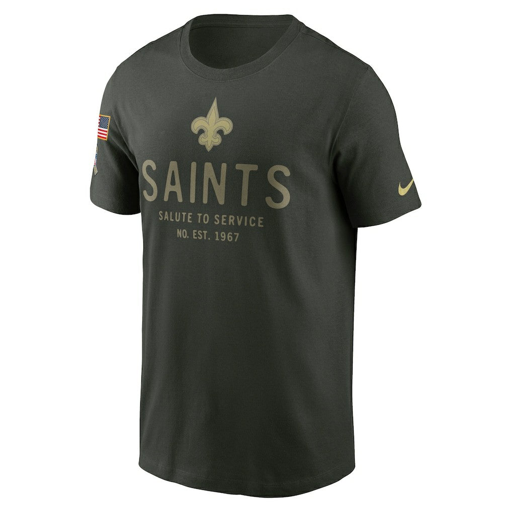 2025 Salute to Service Sideline Primary Edge Dri-FIT T-Shirt - New Orleans Saints
