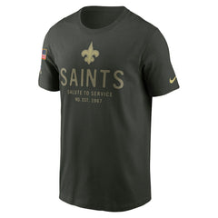 2025 Salute to Service Sideline Primary Edge Dri-FIT T-Shirt - New Orleans Saints