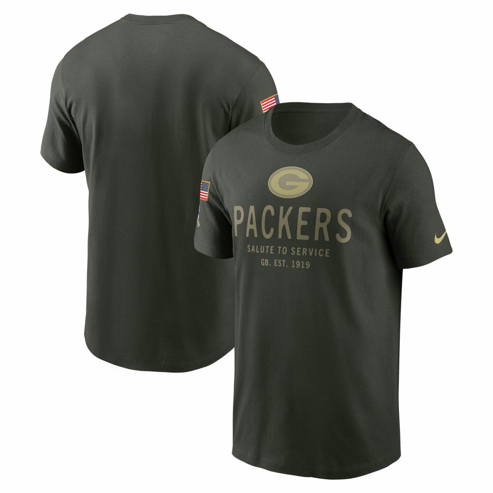2025 Salute to Service Sideline Primary Edge Dri-FIT T-Shirt - Green Bay Packers