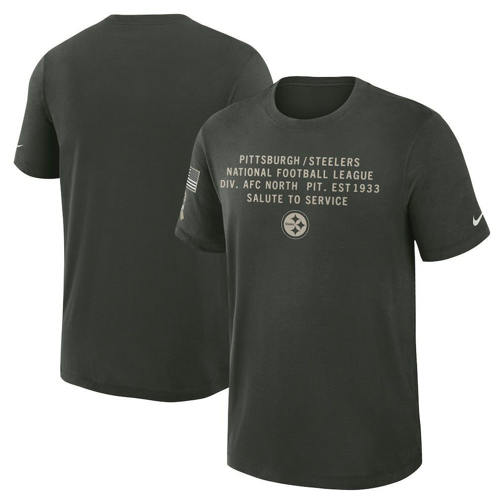 2025 Salute to Service Sideline Slub Dri-FIT T-Shirt - Pittsburgh Steelers