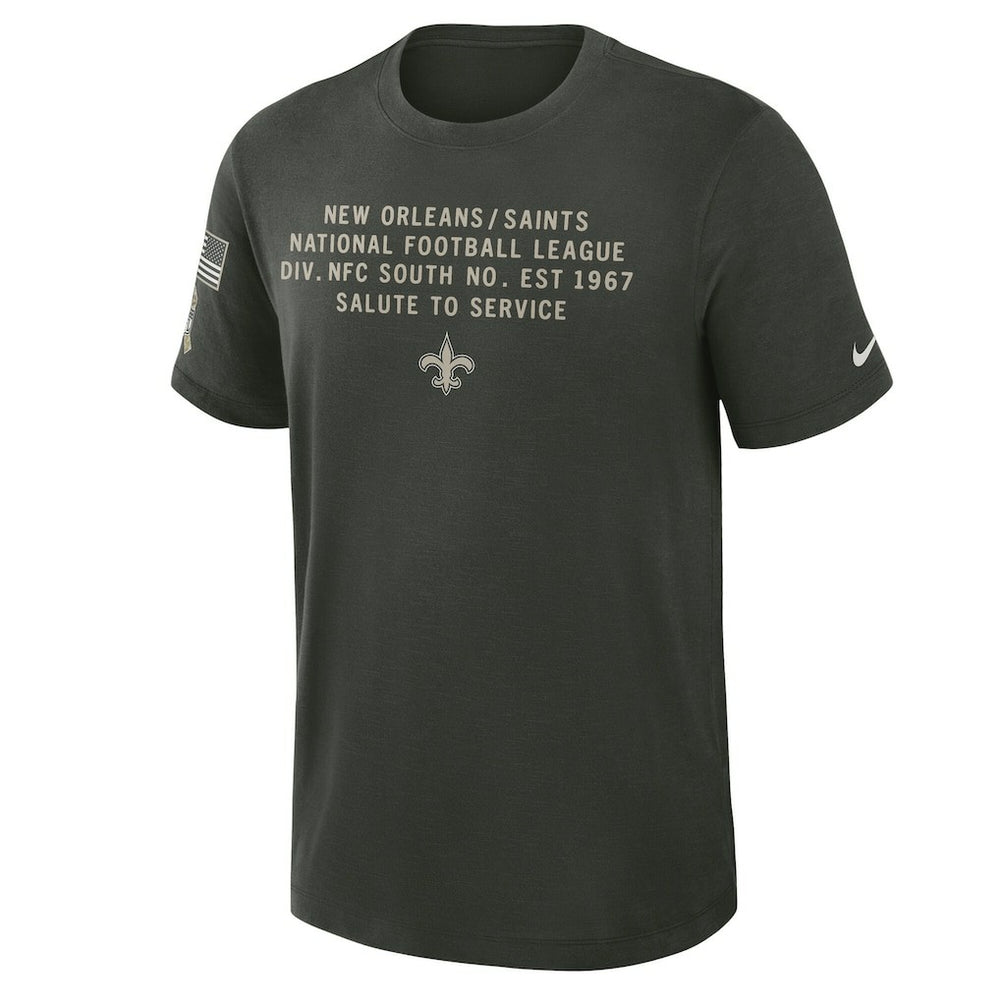 2025 Salute to Service Sideline Slub Dri-FIT T-Shirt - New Orleans Saints