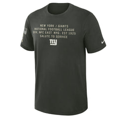 2025 Salute to Service Sideline Slub Dri-FIT T-Shirt - New York Giants