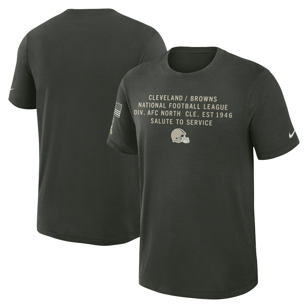 2025 Salute to Service Sideline Slub Dri-FIT T-Shirt - Cleveland Browns