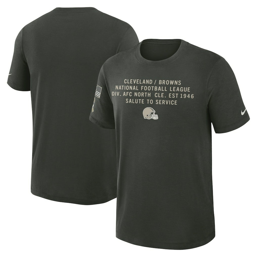 2025 Salute to Service Sideline Slub Dri-FIT T-Shirt - Cleveland Browns