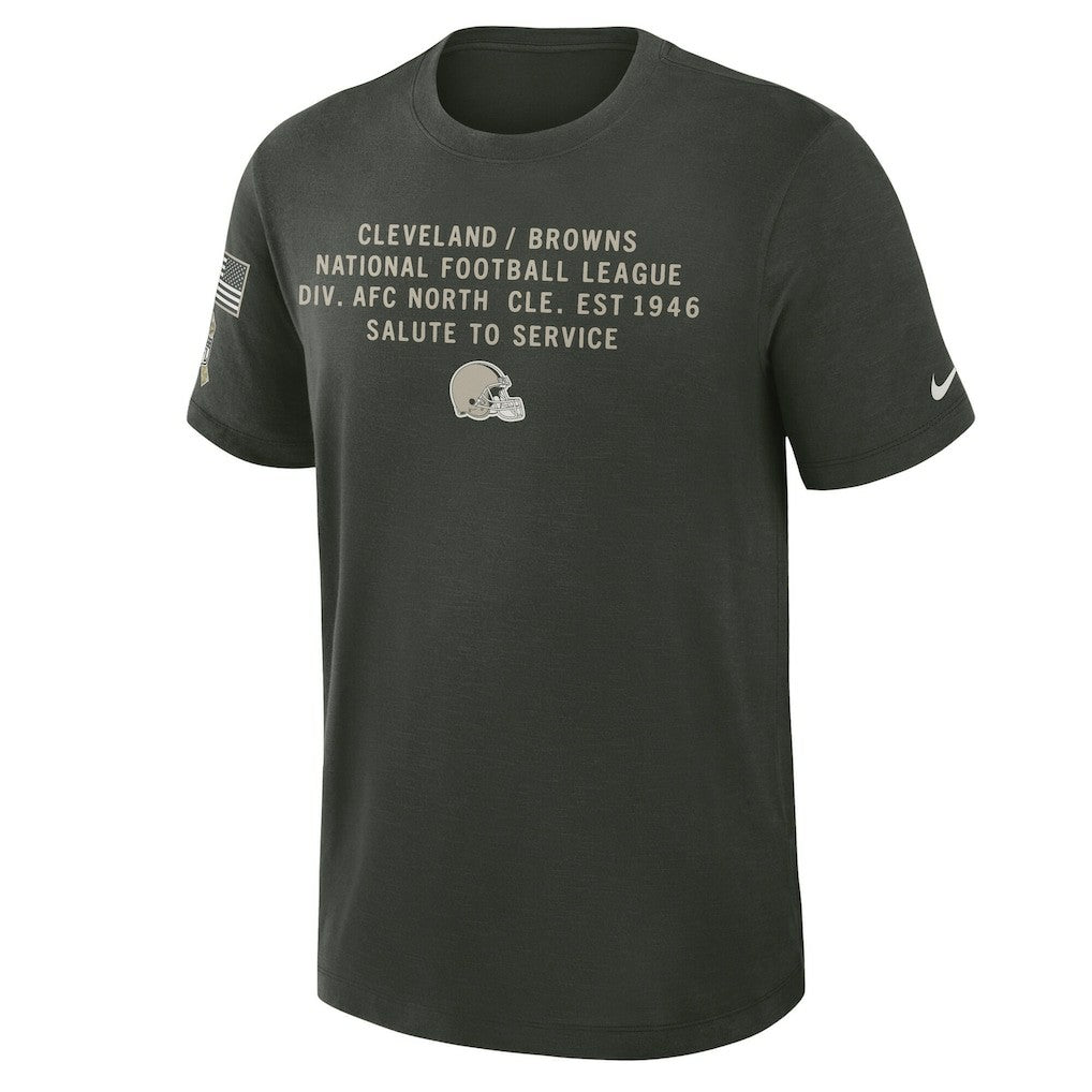 2025 Salute to Service Sideline Slub Dri-FIT T-Shirt - Cleveland Browns