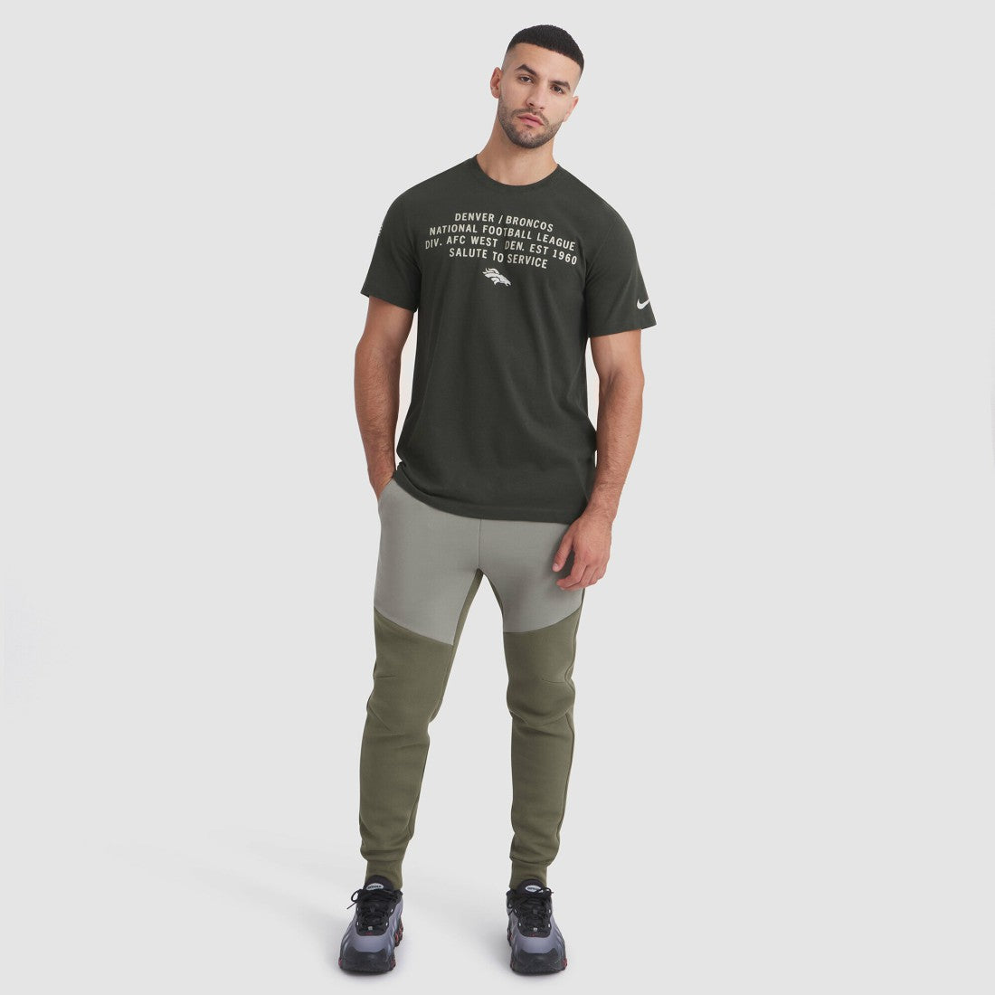 2025 Salute to Service Sideline Slub Dri-FIT T-Shirt - Denver Broncos