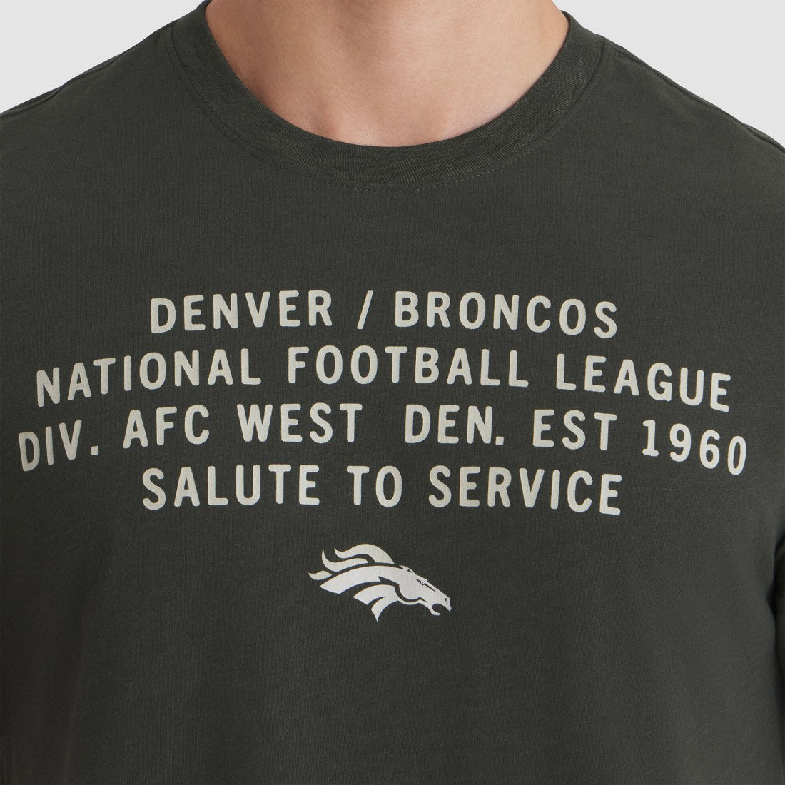 2025 Salute to Service Sideline Slub Dri-FIT T-Shirt - Denver Broncos