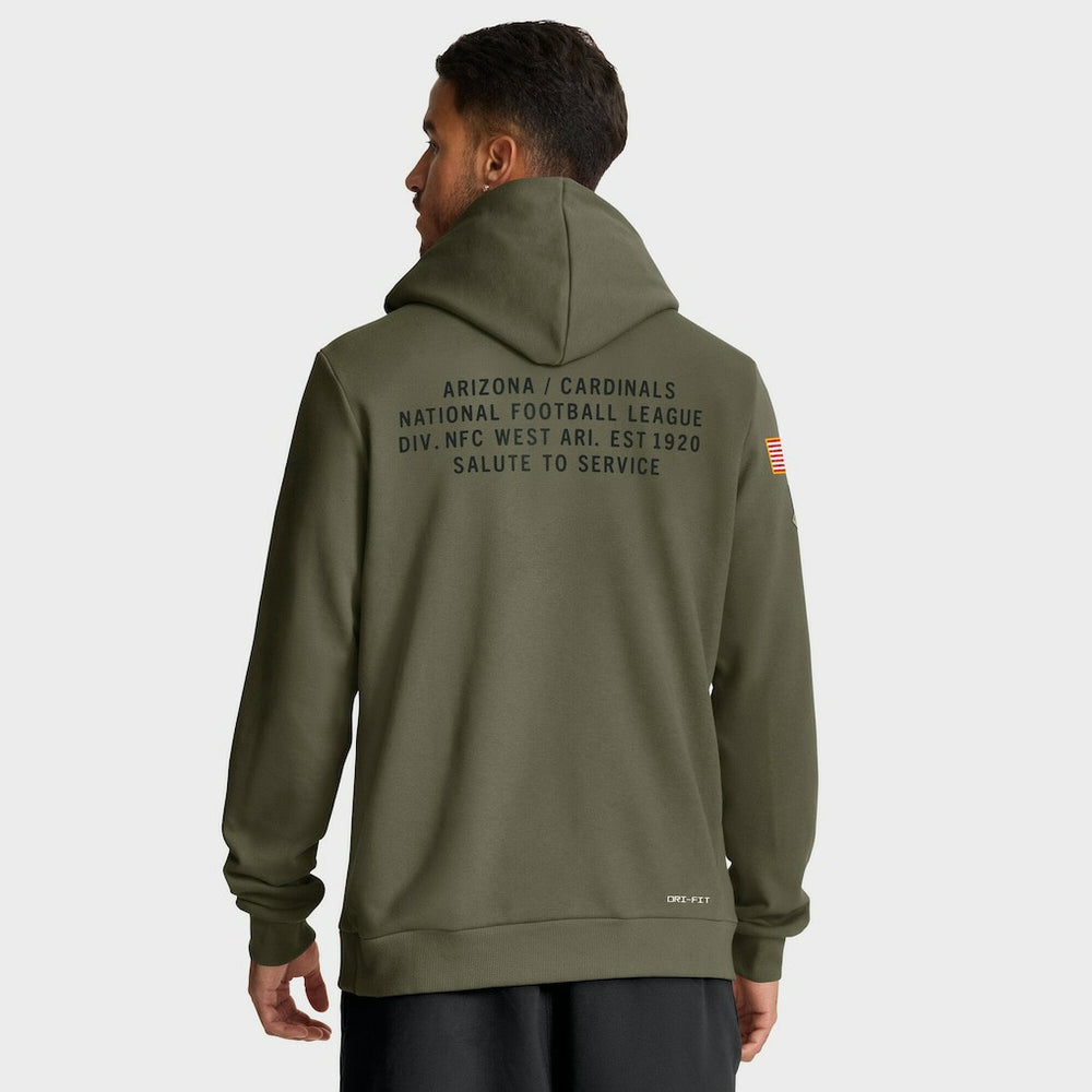 2025 Salute to Service Sideline Standard Issue Dri-FIT Hoodie - Arizona Cardinals