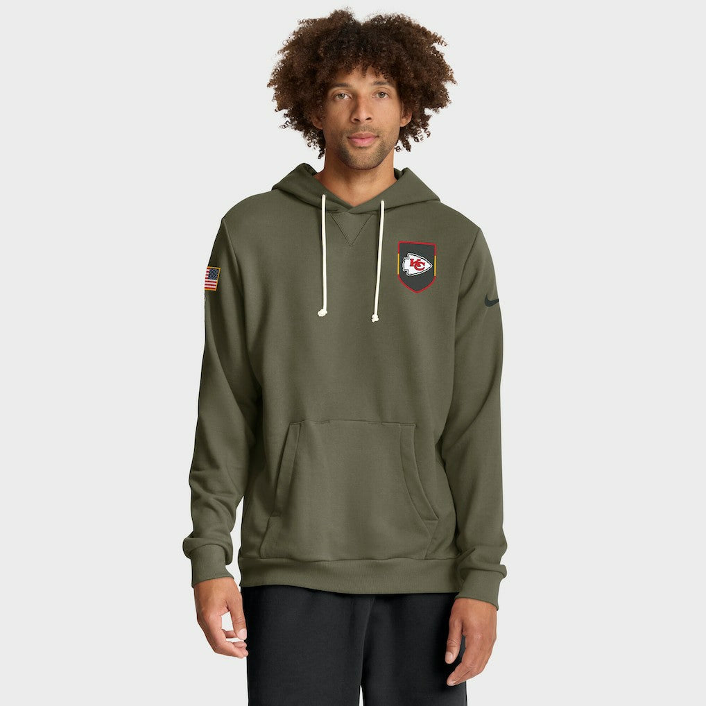 2025 Salute to Service Sideline Standard Issue Dri-FIT Hoodie - Kansas City Chiefs