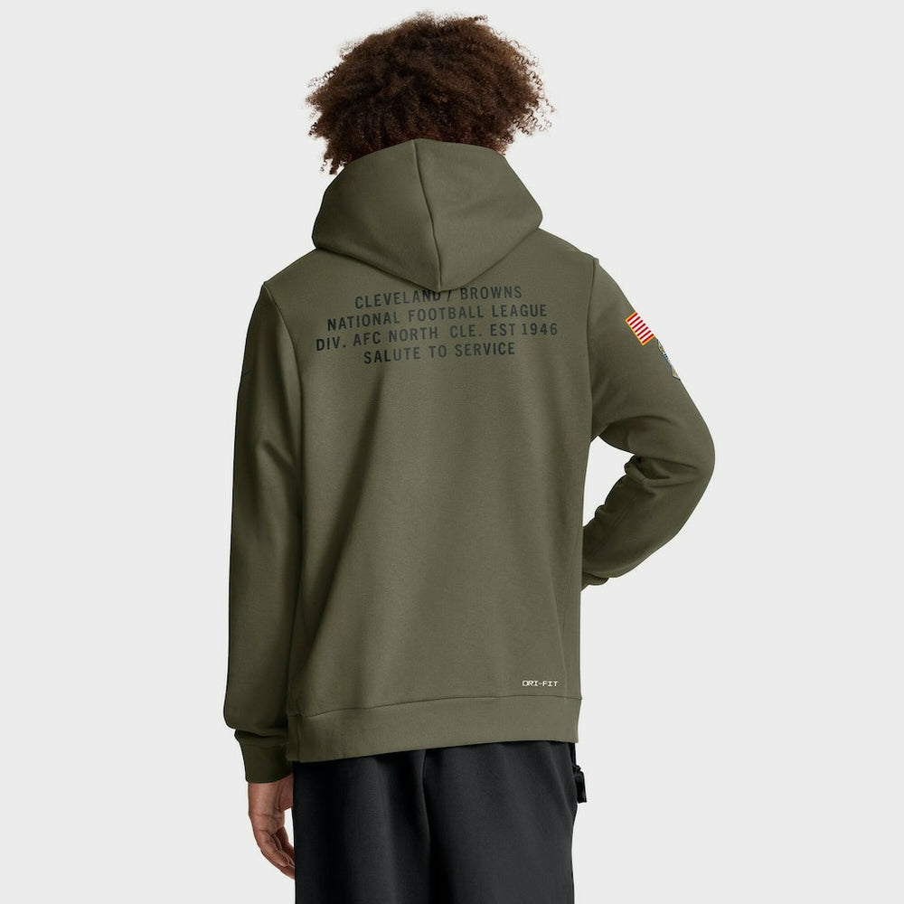 2025 Salute to Service Sideline Standard Issue Dri-FIT Hoodie - Cleveland Browns