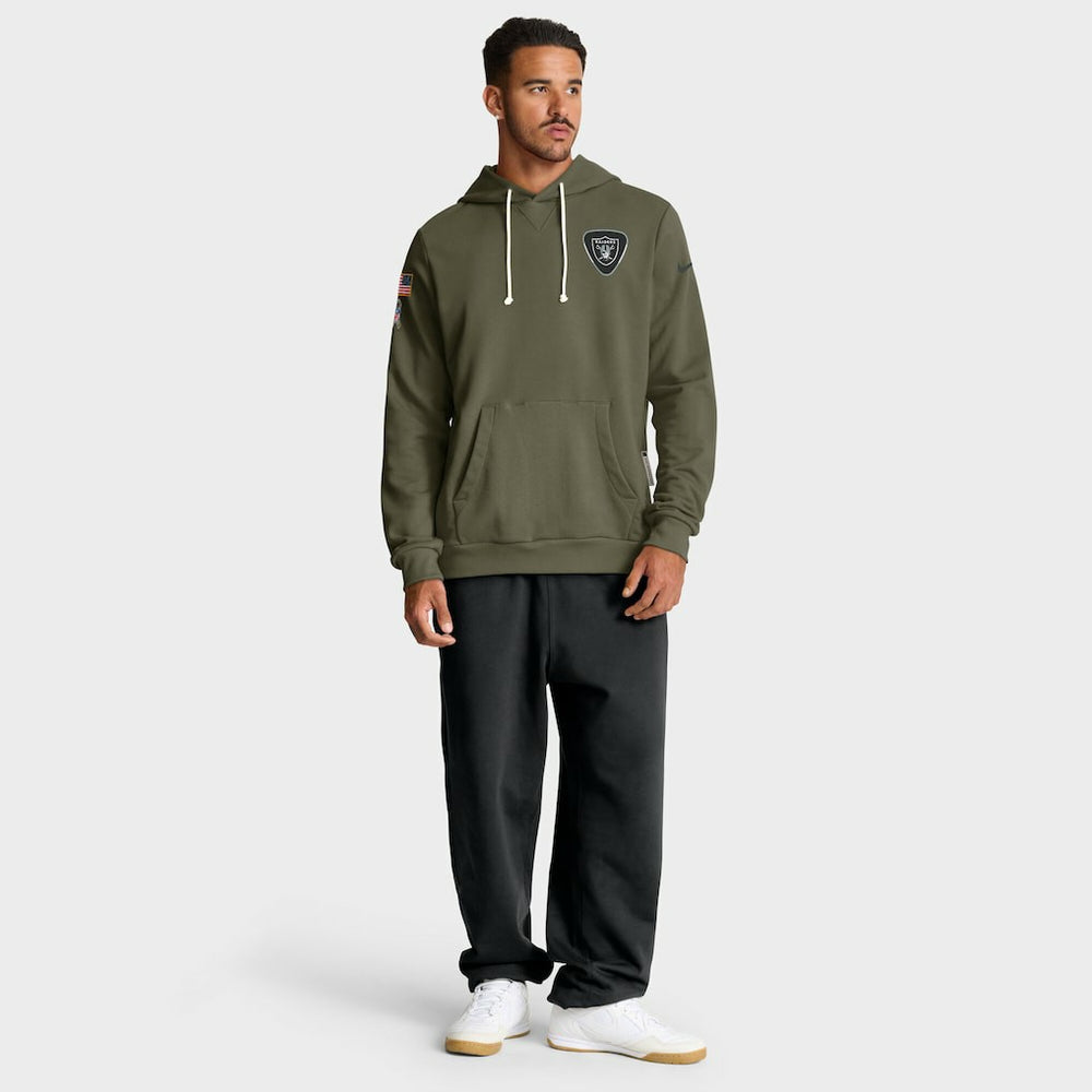 2025 Salute to Service Sideline Standard Issue Dri-FIT Hoodie - Las Vegas Raiders