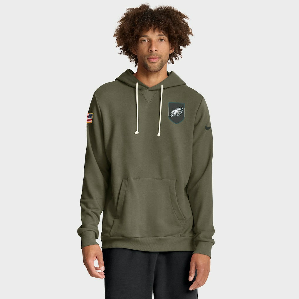 2025 Salute to Service Sideline Standard Issue Dri-FIT Hoodie - Philadelphia Eagles