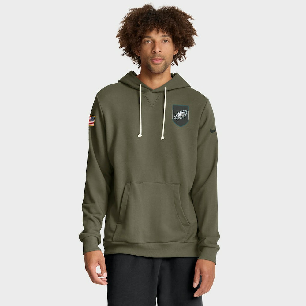 2025 Salute to Service Sideline Standard Issue Dri-FIT Hoodie - Philadelphia Eagles