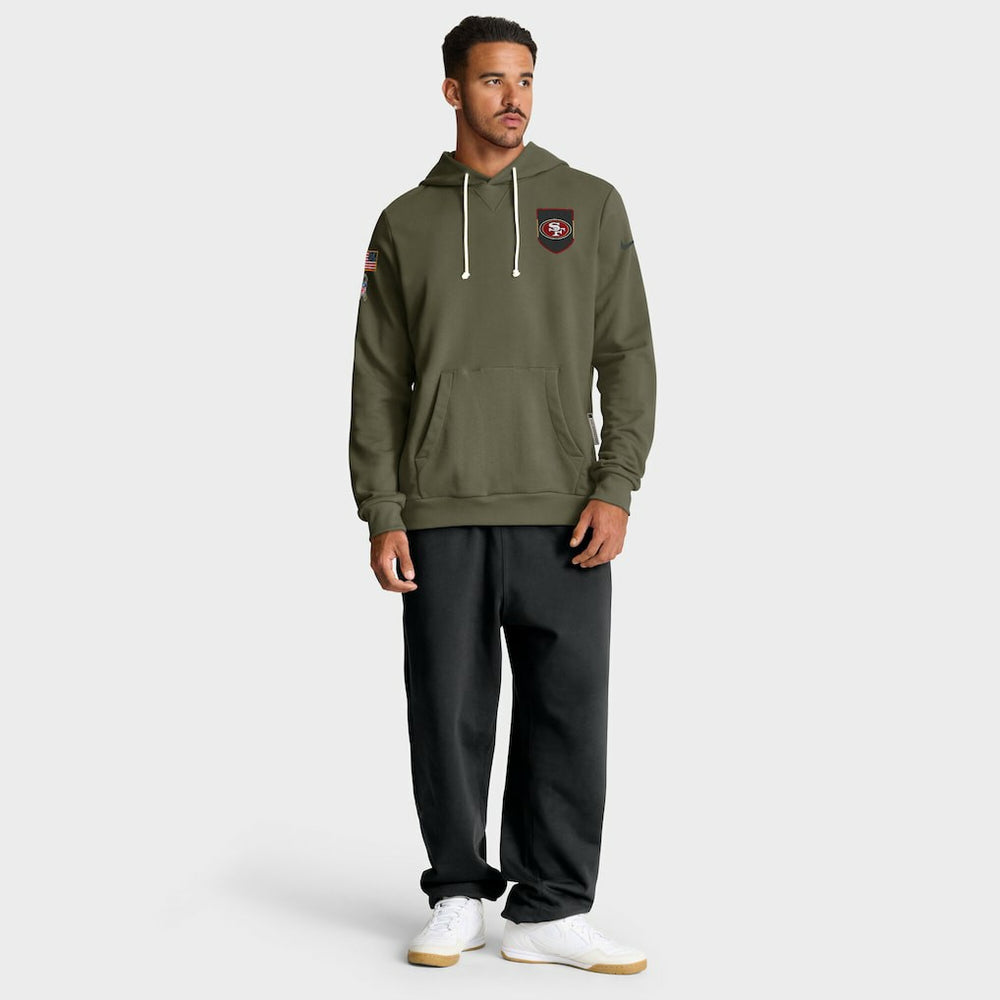 2025 Salute to Service Sideline Standard Issue Dri-FIT Hoodie - San Francisco 49ers