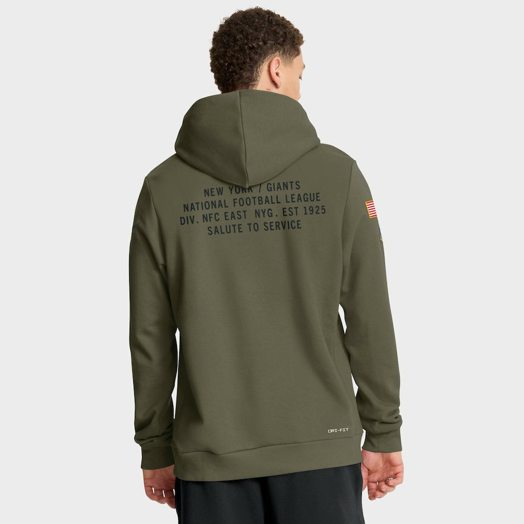 2025 Salute to Service Sideline Standard Issue Dri-FIT Hoodie - New York Giants