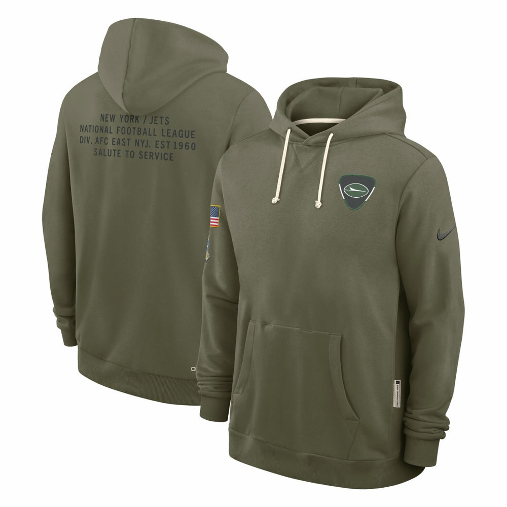 2025 Salute to Service Sideline Standard Issue Dri-FIT Hoodie - New York Jets