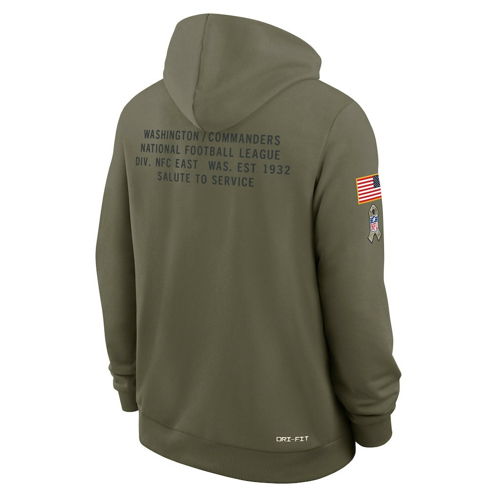 2025 Salute to Service Sideline Standard Issue Dri-FIT Hoodie - Washington Commanders