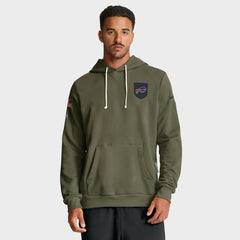 Big & Tall 2025 Salute to Service Sideline Dominant Force Dri-FIT Hoodie - Buffalo Bills