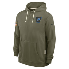 Big & Tall 2025 Salute to Service Sideline Dominant Force Dri-FIT Hoodie - Detroit Lions