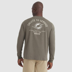 2025 Salute to Service Sideline Long Sleeve T-Shirt - Miami Dolphins