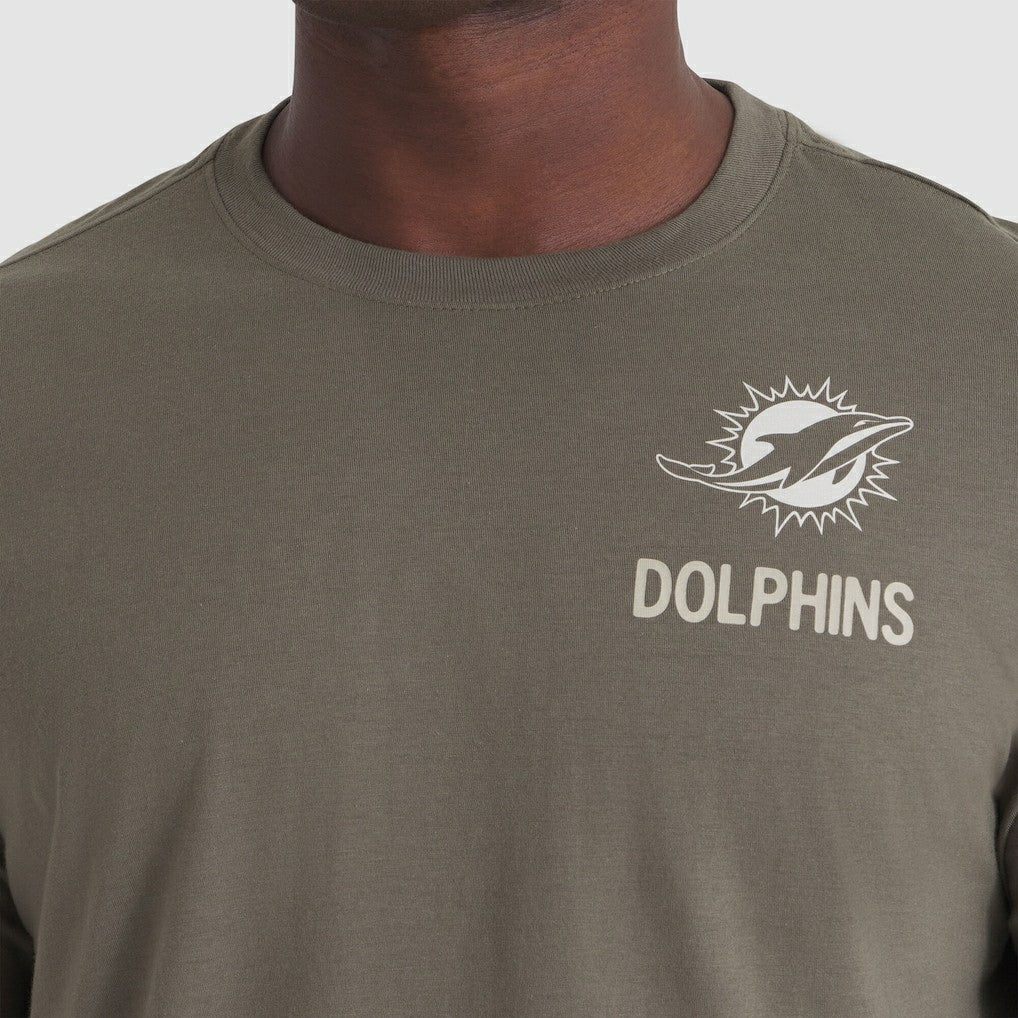 2025 Salute to Service Sideline Long Sleeve T-Shirt - Miami Dolphins