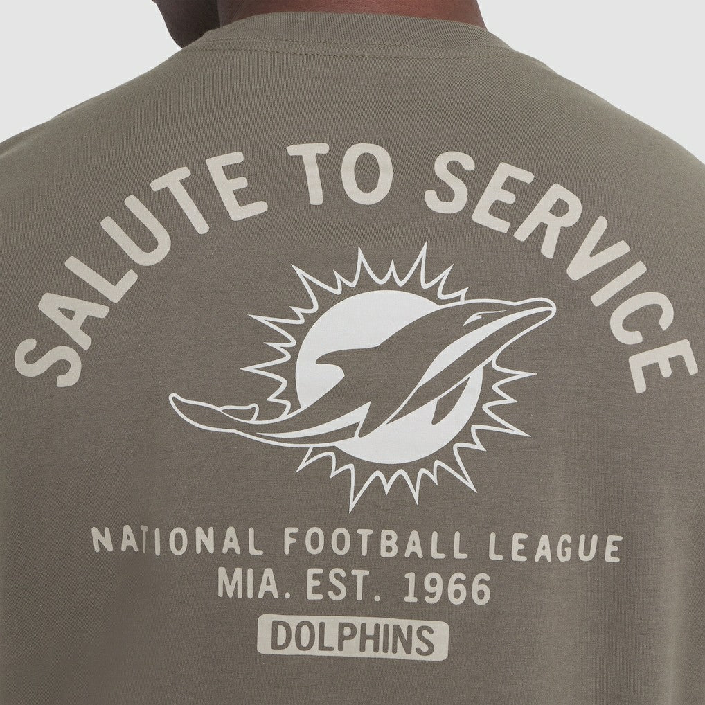 2025 Salute to Service Sideline Long Sleeve T-Shirt - Miami Dolphins