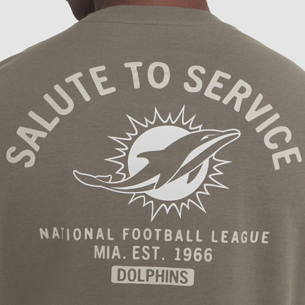 2025 Salute to Service Sideline Long Sleeve T-Shirt - Miami Dolphins