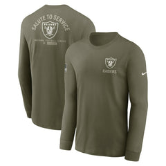 2025 Salute to Service Sideline Long Sleeve T-Shirt - Las Vegas Raiders