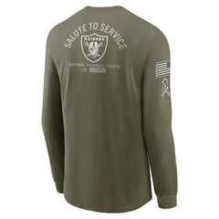 2025 Salute to Service Sideline Long Sleeve T-Shirt - Las Vegas Raiders