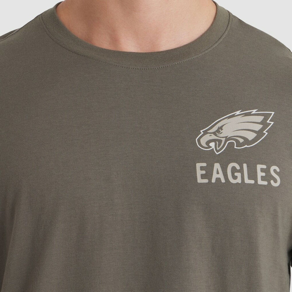2025 Salute to Service Sideline Long Sleeve T-Shirt - Philadelphia Eagles