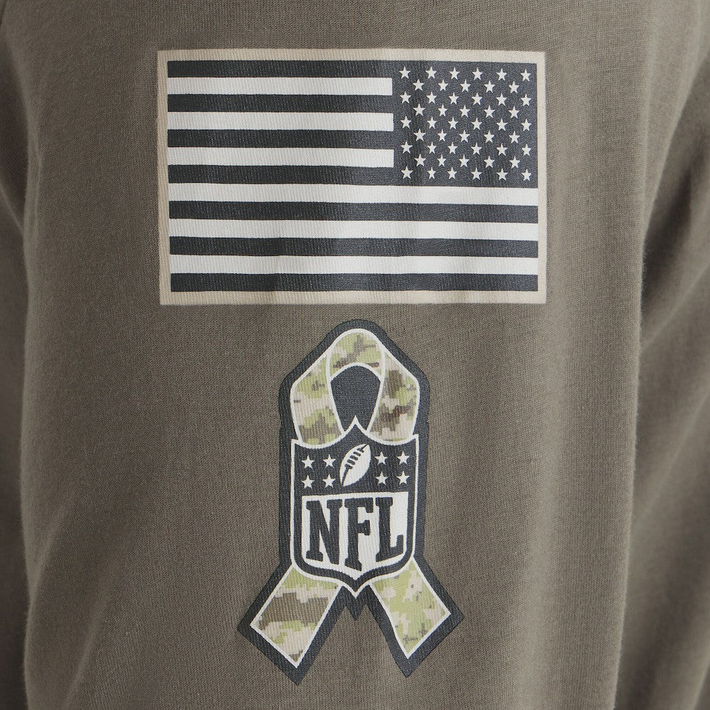 2025 Salute to Service Sideline Long Sleeve T-Shirt - Philadelphia Eagles