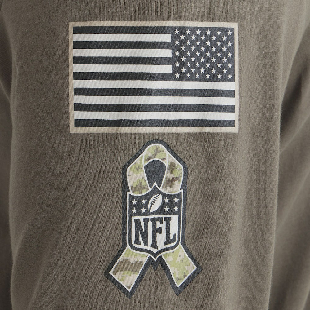 2025 Salute to Service Sideline Long Sleeve T-Shirt - Philadelphia Eagles