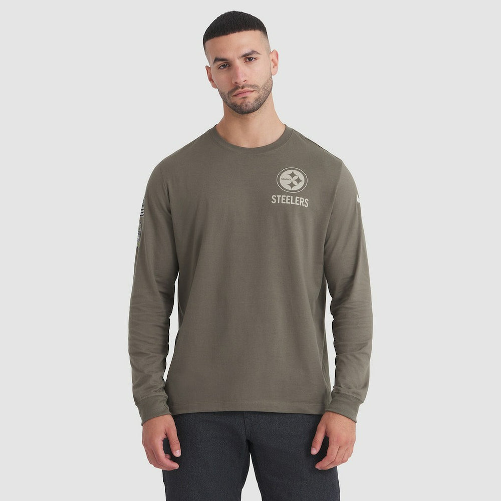 2025 Salute to Service Sideline Long Sleeve T-Shirt - Pittsburgh Steelers