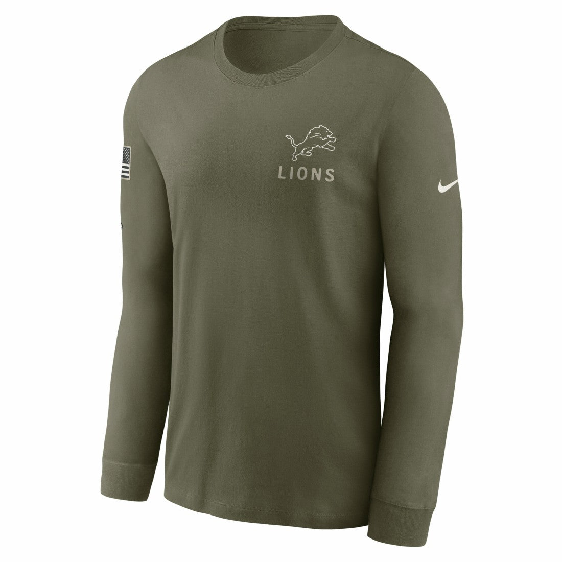 2025 Salute to Service Sideline Long Sleeve T-Shirt - Detroit Lions