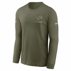 2025 Salute to Service Sideline Long Sleeve T-Shirt - Detroit Lions