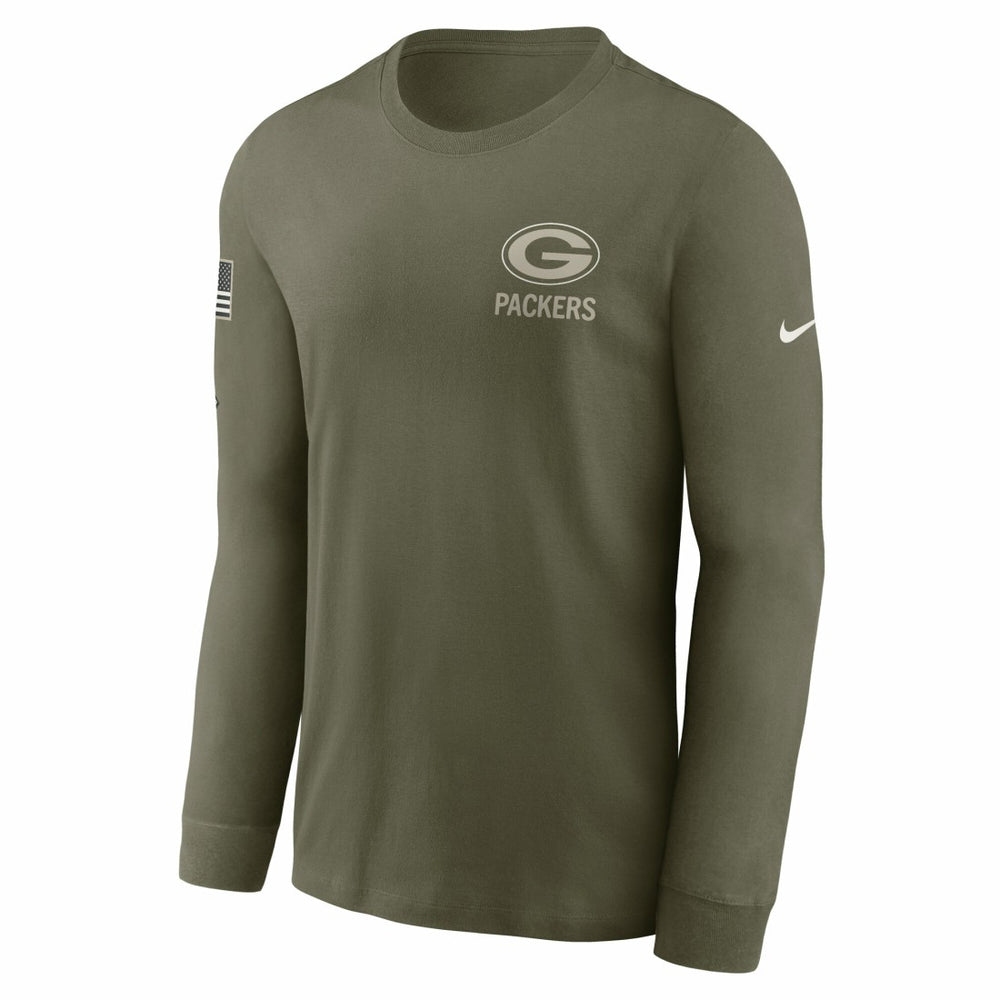 2025 Salute to Service Sideline Long Sleeve T-Shirt - Green Bay Packers