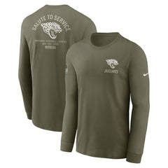 2025 Salute to Service Sideline Long Sleeve T-Shirt - Jacksonville Jaguars