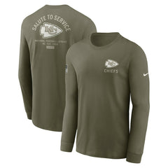 2025 Salute to Service Sideline Long Sleeve T-Shirt - Kansas City Chiefs