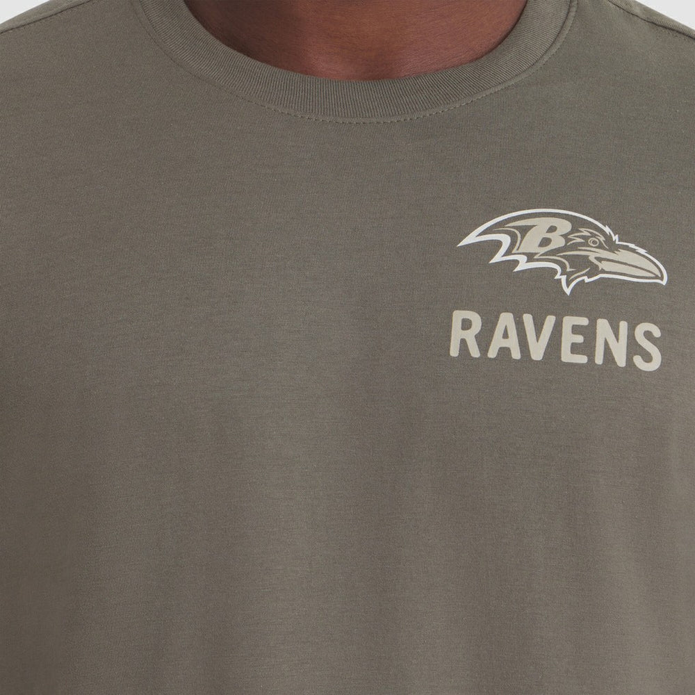 2025 Salute to Service Sideline Long Sleeve T-Shirt - Baltimore Ravens