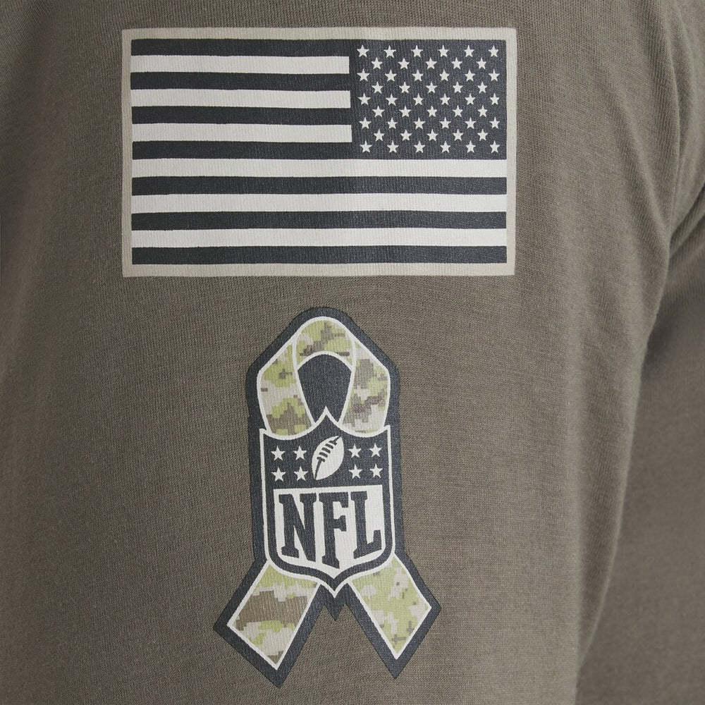2025 Salute to Service Sideline Long Sleeve T-Shirt - Baltimore Ravens