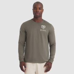 2025 Salute to Service Sideline Long Sleeve T-Shirt - Chicago Bears