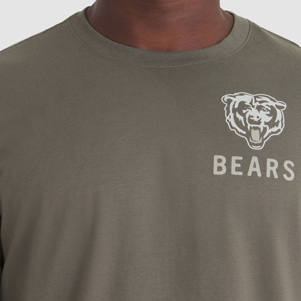 2025 Salute to Service Sideline Long Sleeve T-Shirt - Chicago Bears