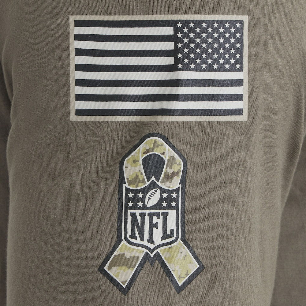 2025 Salute to Service Sideline Long Sleeve T-Shirt - Chicago Bears