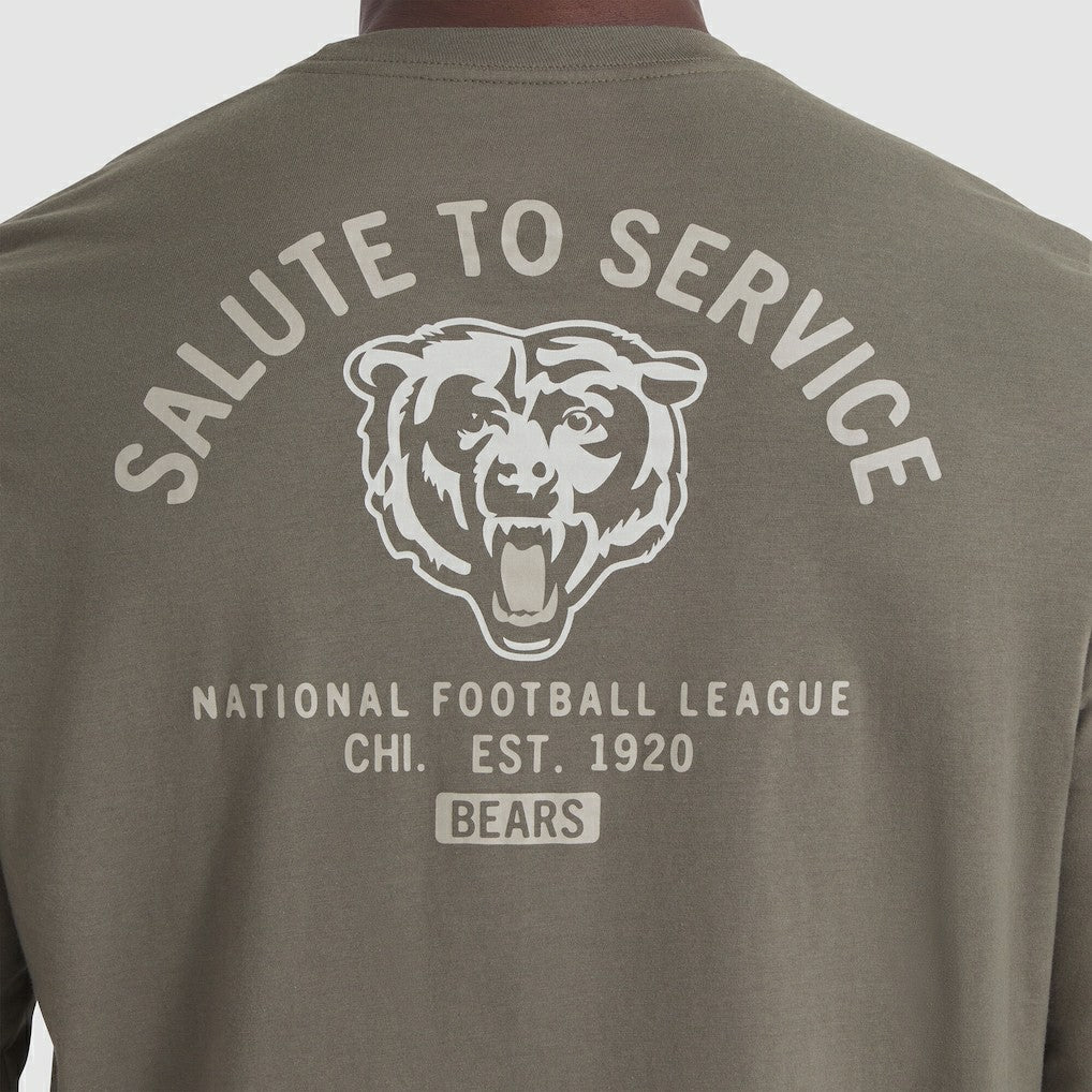 2025 Salute to Service Sideline Long Sleeve T-Shirt - Chicago Bears
