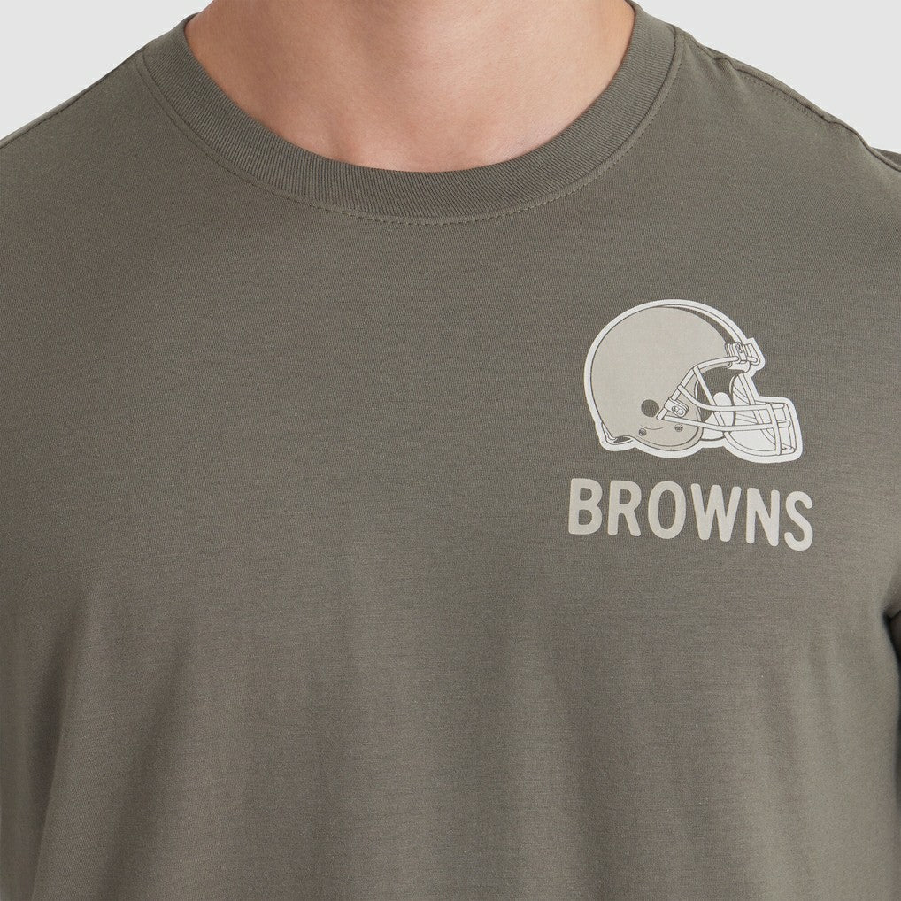 2025 Salute to Service Sideline Long Sleeve T-Shirt - Cleveland Browns